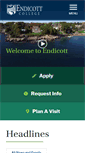 Mobile Screenshot of endicott.edu